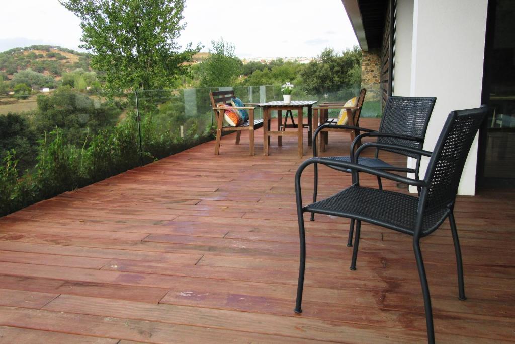 Balkón nebo terasa v ubytování Vivienda Rural Olivar del Chanza