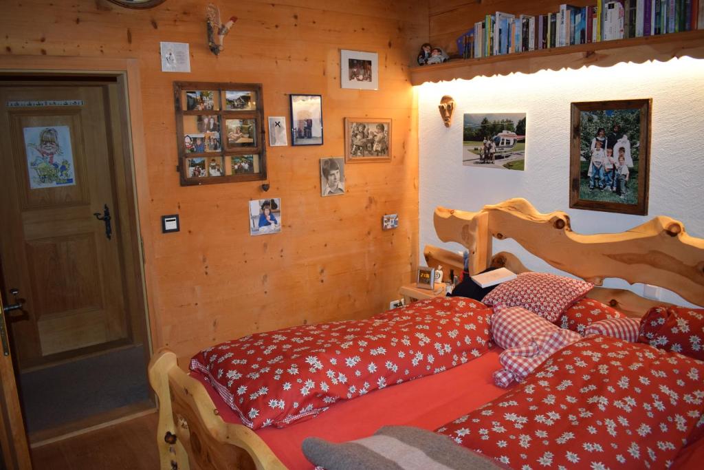 Postel nebo postele na pokoji v ubytování B&B Stiffler-Huus