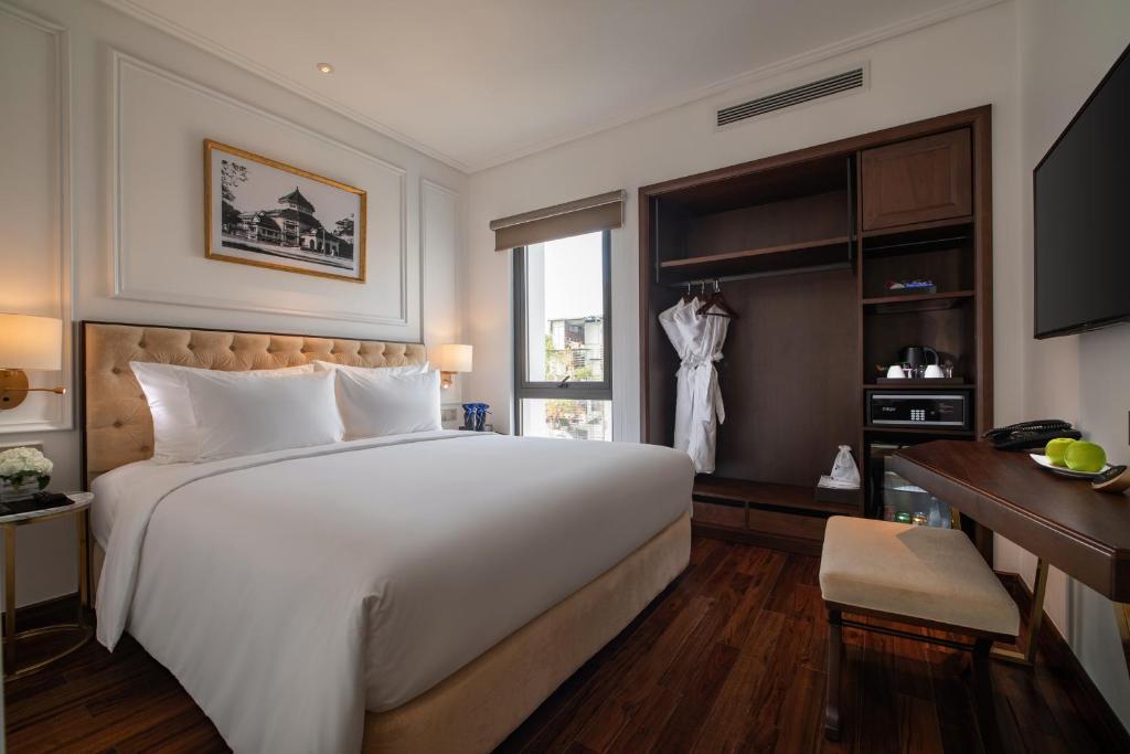 Phòng Deluxe Đôi hoặc có có 2 giường đơn có tầm nhìn ra quang cảnh xung quanh