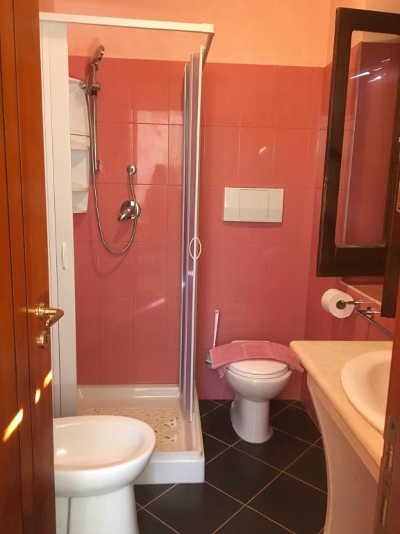 Koupelna v ubytování B&B Villa Carla
