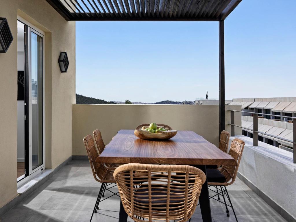 Balkón alebo terasa v ubytovaní Kolonaki 8 - Design Suites & Lofts