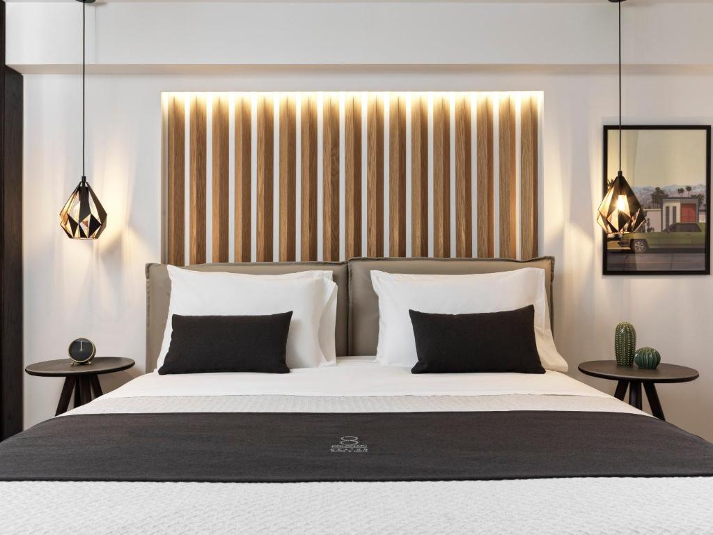 Posteľ alebo postele v izbe v ubytovaní Kolonaki 8 - Design Suites & Lofts