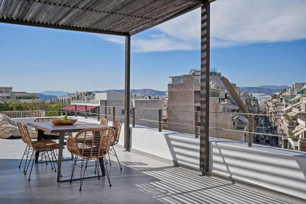 Balkón alebo terasa v ubytovaní Kolonaki 8 - Design Suites & Lofts