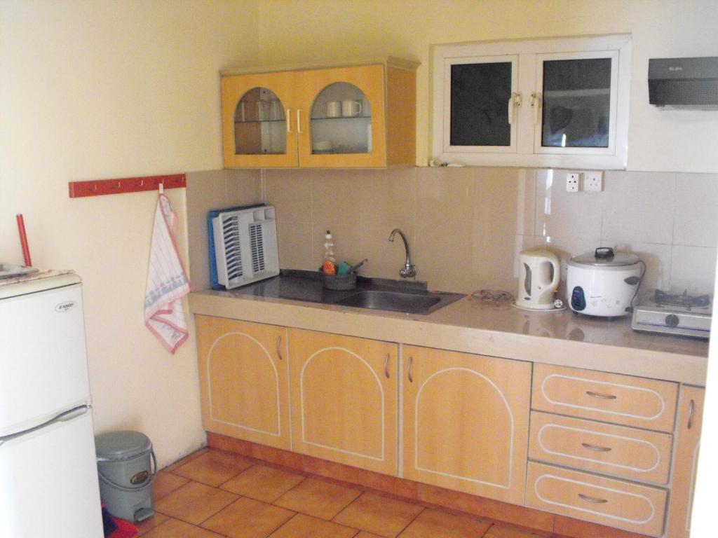 Kuchyň nebo kuchyňský kout v ubytování Dookee House