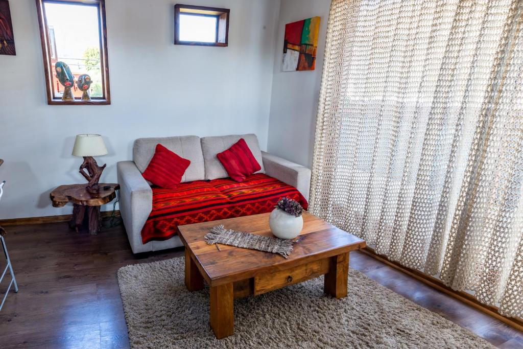 Posezení v ubytování B&B HMüller
