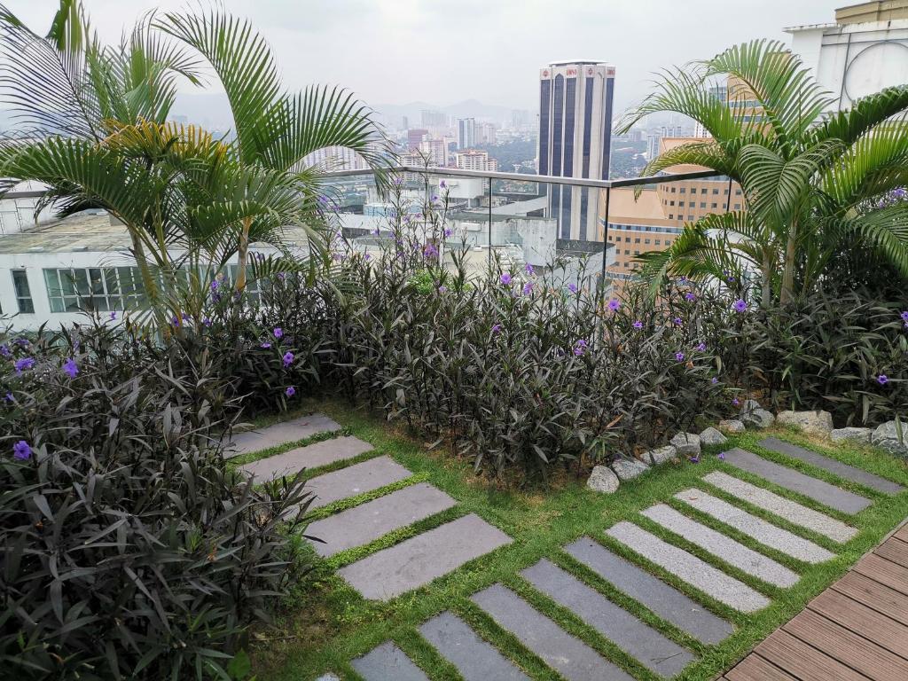 Zahrada ubytování Regalia Skypool KLCC