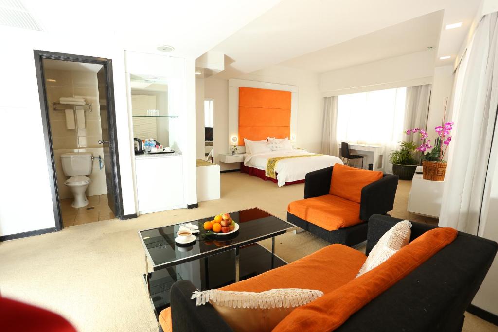 Posezení v ubytování Borneo Royale Hotel