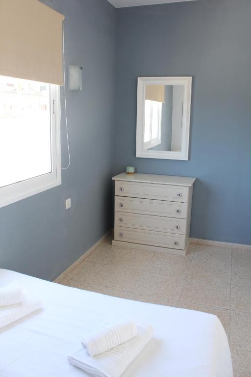 Posteľ alebo postele v izbe v ubytovaní Apartamento con vistas, playa y WIFI