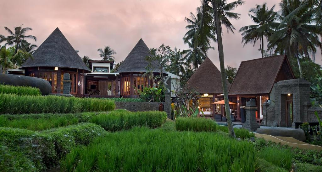 Zahrada ubytování Green Field Resort Ubud