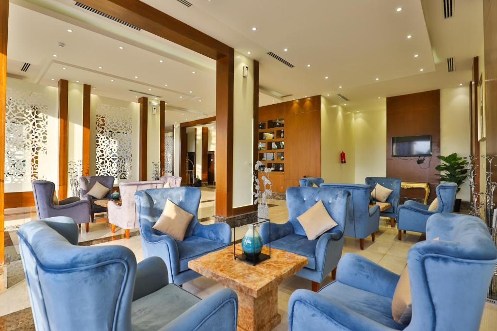 Posezení v ubytování Dreams Houses furnished Suites