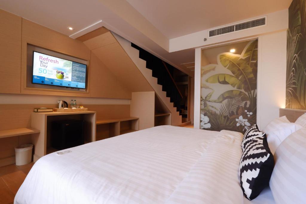 TV a/nebo společenská místnost v ubytování Panan Krabi Resort