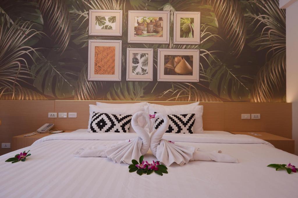 Postel nebo postele na pokoji v ubytování Panan Krabi Resort