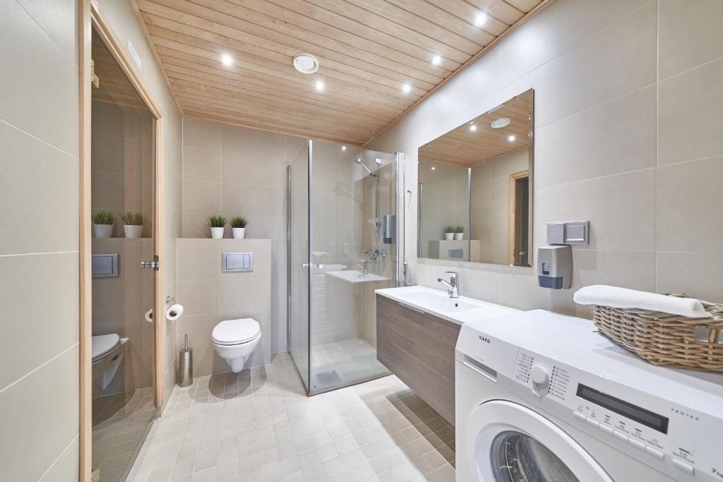 Ванная комната в Tahko Spa Hotel