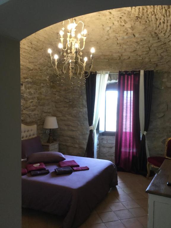 Postel nebo postele na pokoji v ubytování La Portella