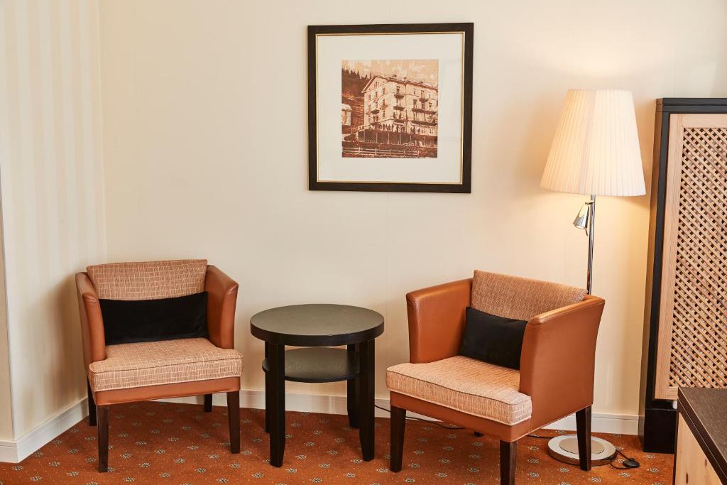 Posezení v ubytování Steigenberger Icon Grandhotel Belvédère