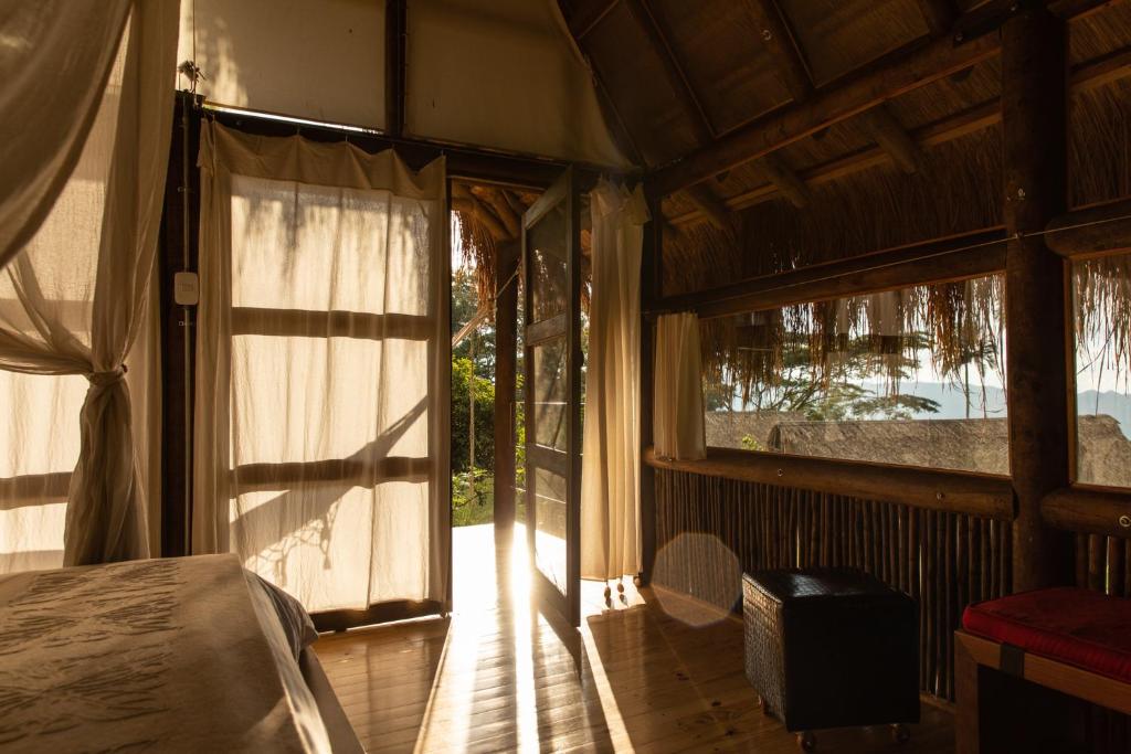 Posezení v ubytování Lodges Boutique La Nuit