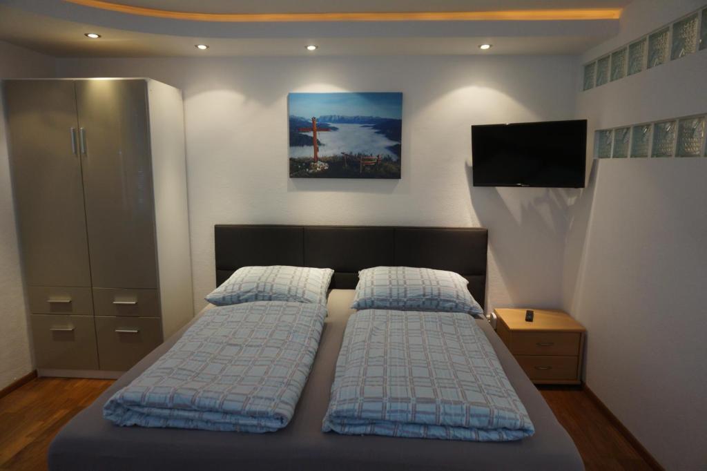 Postel nebo postele na pokoji v ubytování Appartement Deisl