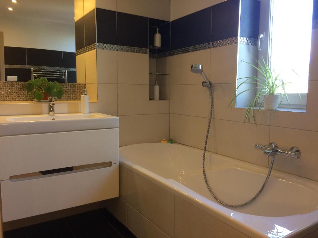 Kúpeľňa v ubytovaní City Centre Apartment Liptovsky Mikulas