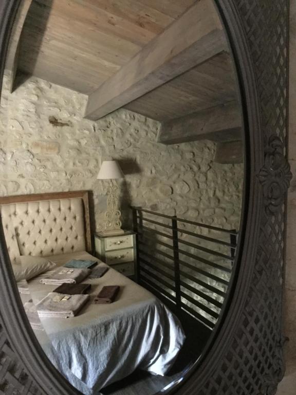 Postel nebo postele na pokoji v ubytování La Portella
