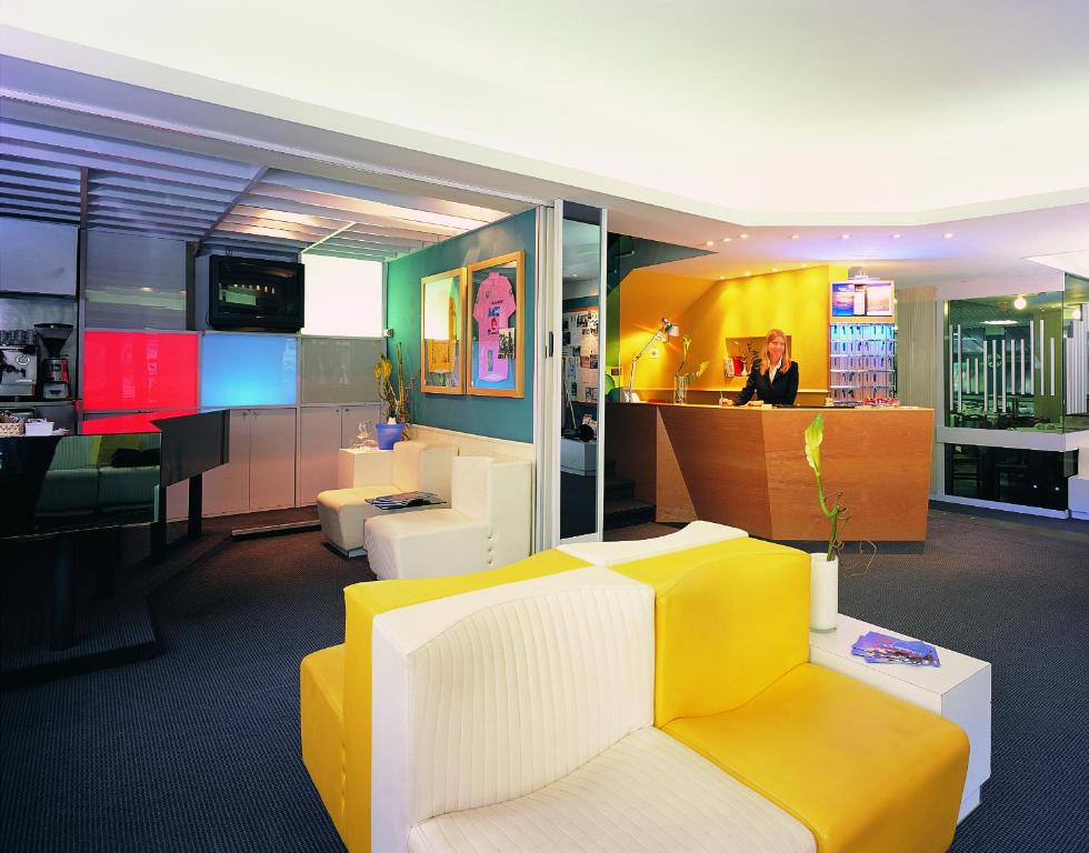 TV a/nebo společenská místnost v ubytování Hotel Gambrinus