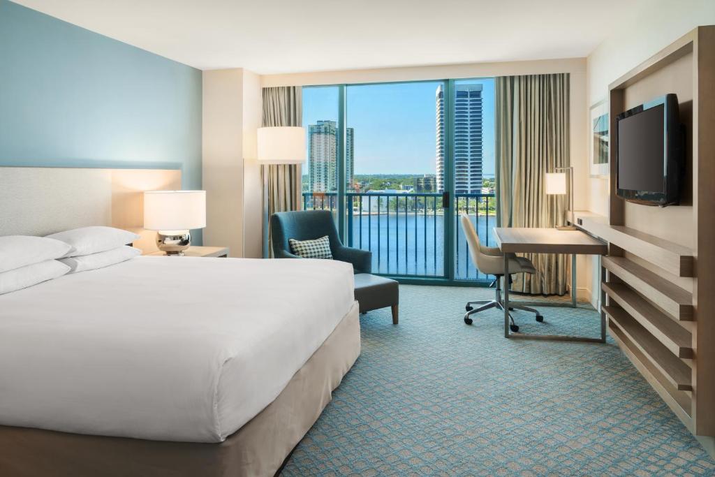 Hyatt Regency Jacksonville Riverfront - Camera Re Con Vista Sul Fiume