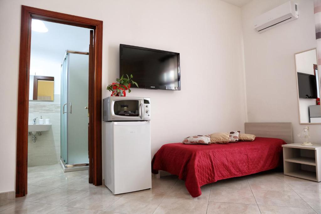 TV a/nebo společenská místnost v ubytování B&B Milena