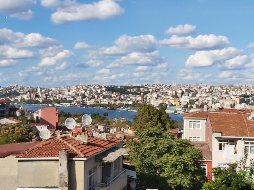 Nespecifikovaný výhled na destinaci Istanbul nebo výhled na město při pohledu z ubytování v soukromí