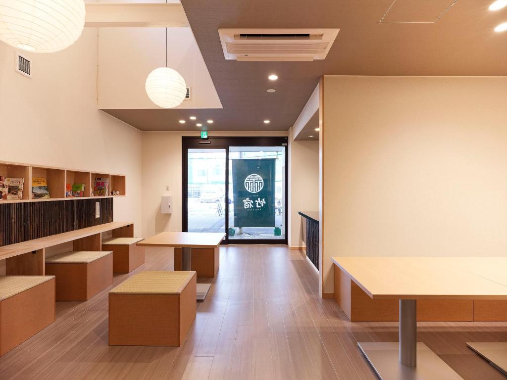 Posezení v ubytování Hostel Takeyado