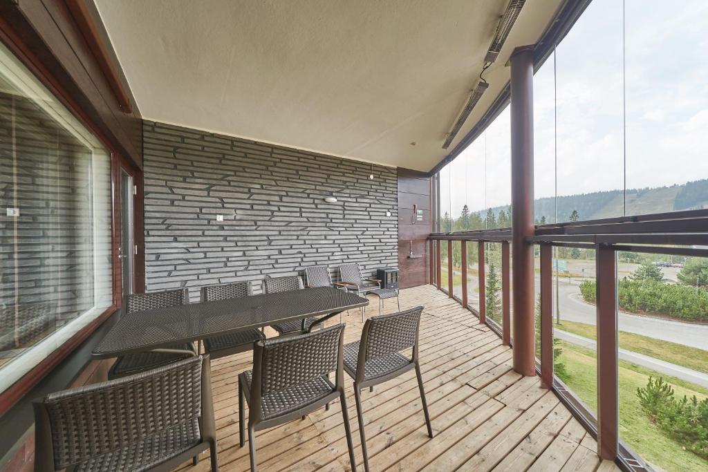 Балкон или терраса в Tahko Spa Hotel