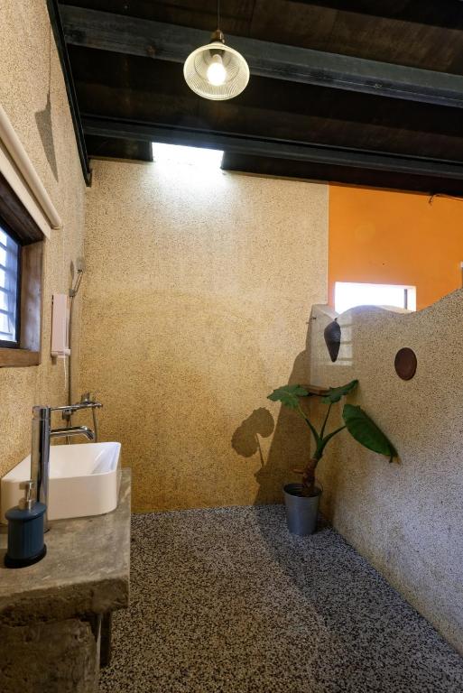 Koupelna v ubytování OwlStay Jiufen Wander