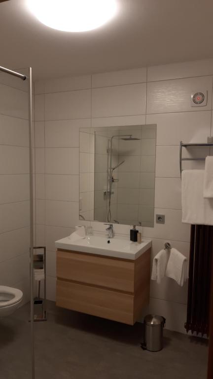 Koupelna v ubytování Gasthof Eckberg