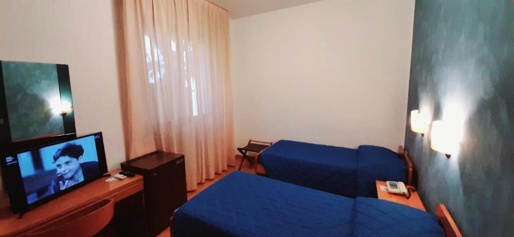 TV a/nebo společenská místnost v ubytování Hotel Principe