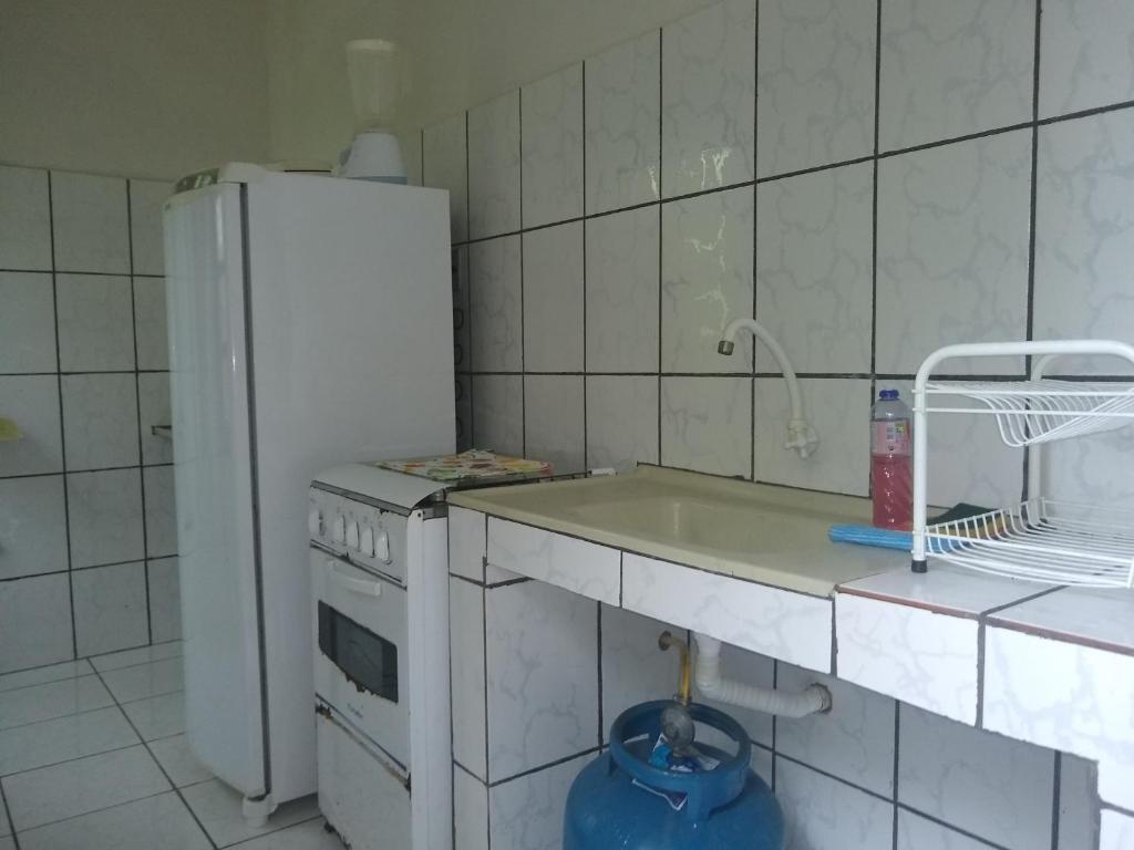 Kuchyň nebo kuchyňský kout v ubytování Residencial Ravasco