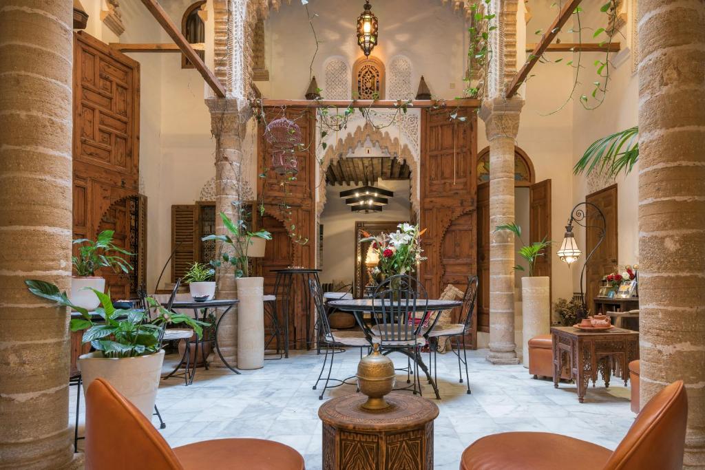 Area soggiorno di Riad Marhaba