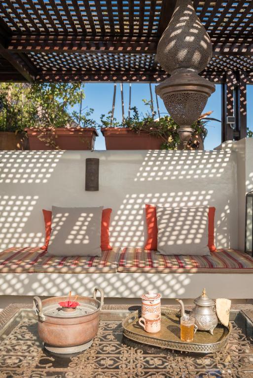 Area soggiorno di Riad Marhaba