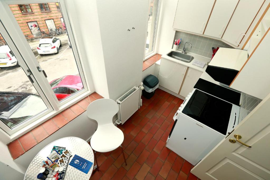 Posezení v ubytování Hotel 9 små hjem
