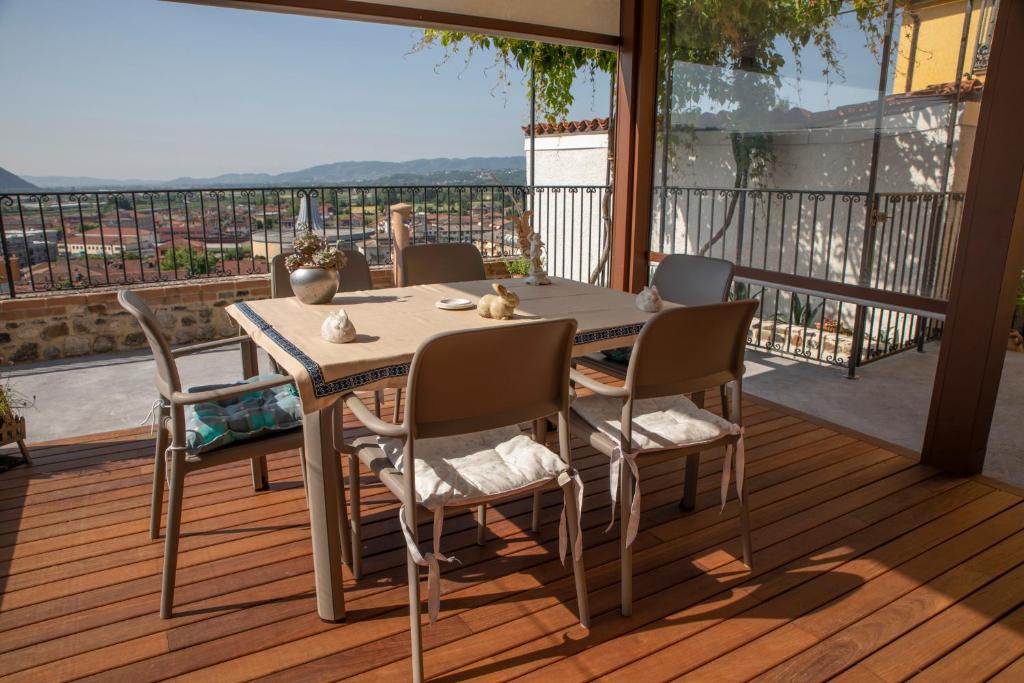 Balkón nebo terasa v ubytování B&B ALLE SCALETTE