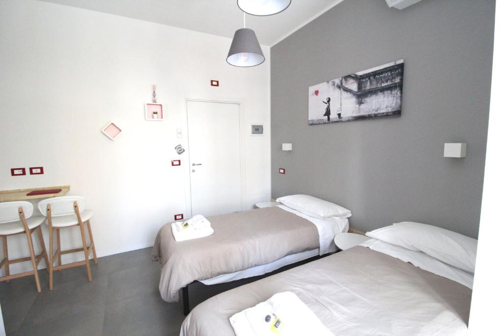 Posteľ alebo postele v izbe v ubytovaní Interno 7 - Rooms da Vale