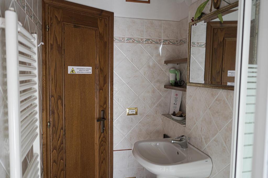 Koupelna v ubytování B&B Le Undici Lune