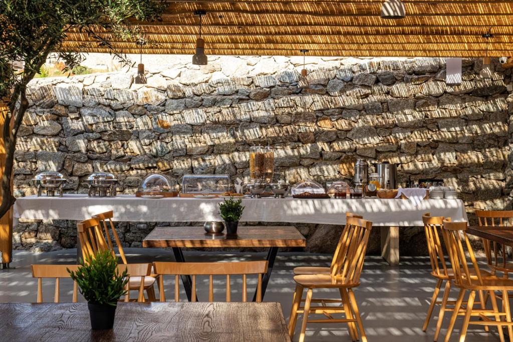 Restaurace v ubytování Mykonos Drops