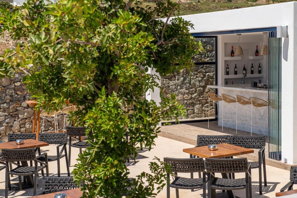 Restaurace v ubytování Mykonos Drops