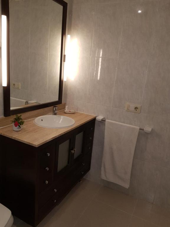 Koupelna v ubytování Apartamento Mascarat vistas al mar