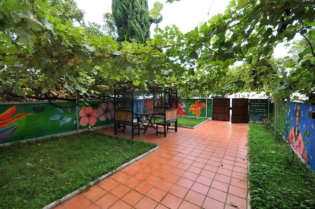 Zahrada ubytování Hotel Frida