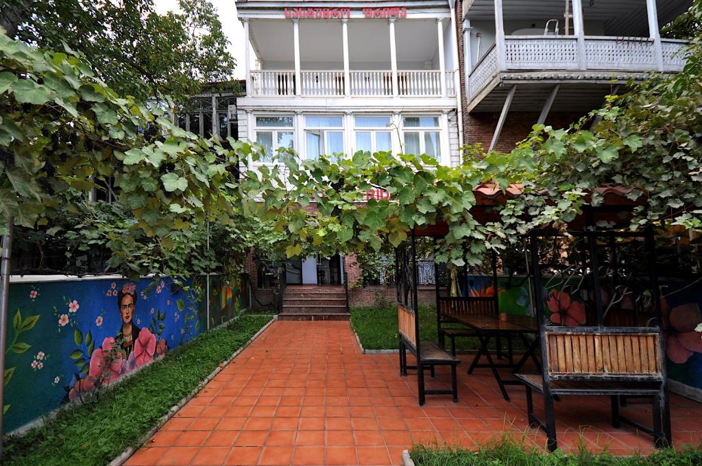 Zahrada ubytování Hotel Frida