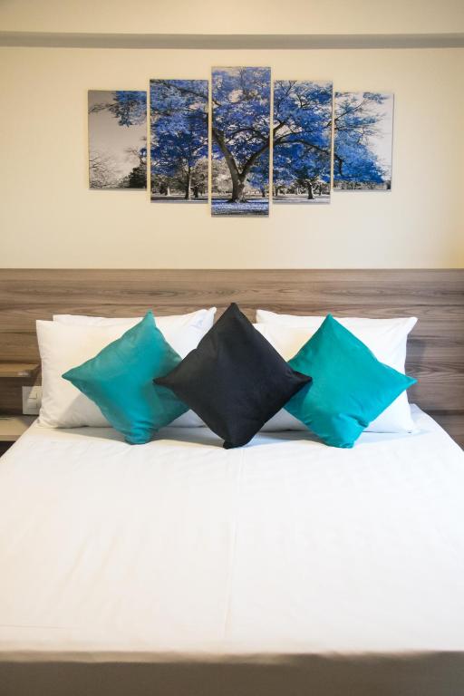 Postel nebo postele na pokoji v ubytování Hotel Ferraz