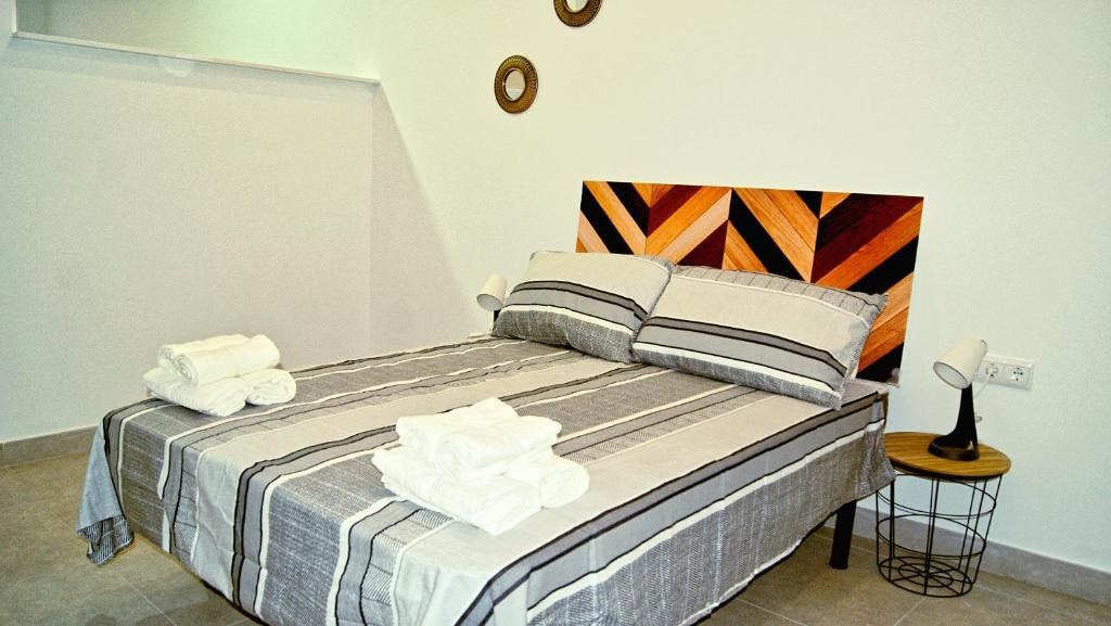 Postel nebo postele na pokoji v ubytování Apartamento El Andén de la Estación