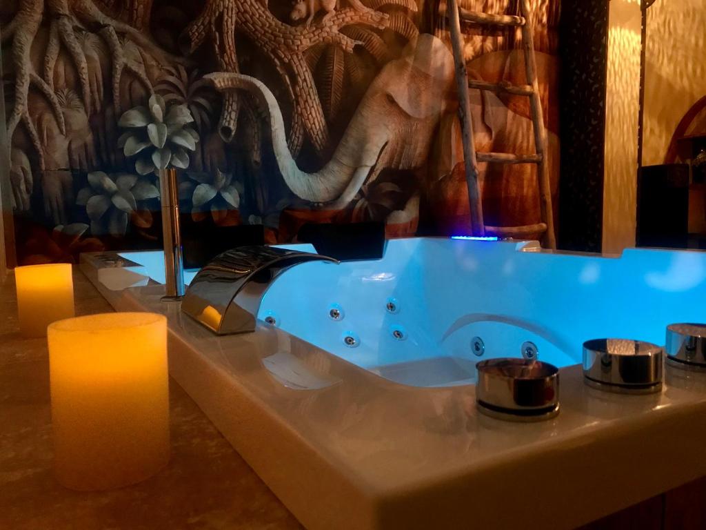 Chambre et spa La Casa Blue -BALI-