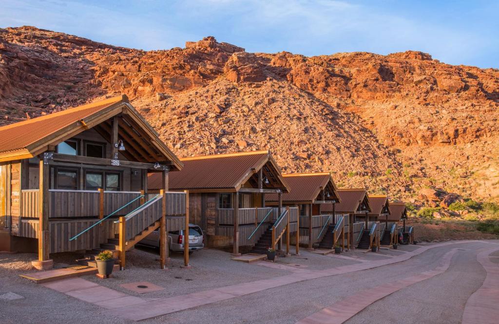 Üldine mäevaade või majutusasutusest Moab Springs Ranch pildistatud vaade