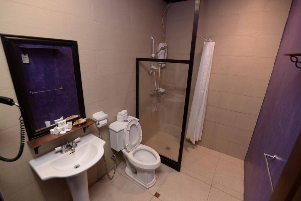 Koupelna v ubytování Hotel San Marco