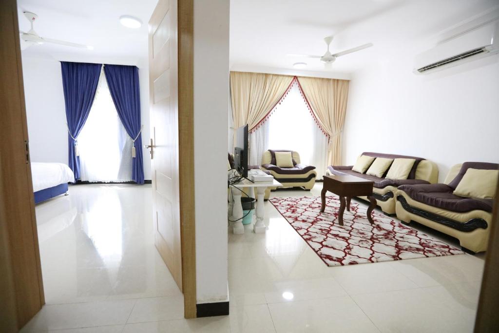 Posezení v ubytování Al Rayyan Hotel Apartments Muscat